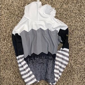 Nike tight fitted running pull over